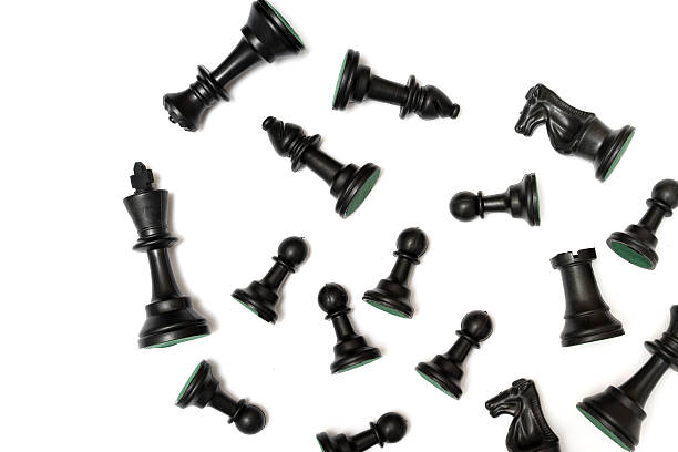 istock Chess business concept, leader & success 596380712