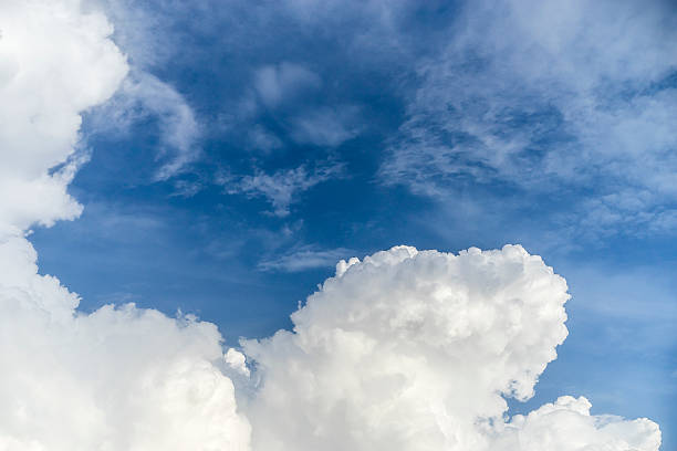 Cloud sky background,peaceful picture stock photo