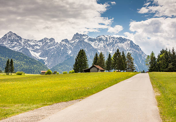 istock Country road in the Karwendel Mountains 596775642