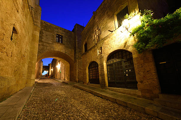 istock Rhodes, Knight's street 596778058