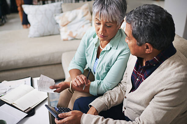 istock Going over the household expenses 596778364
