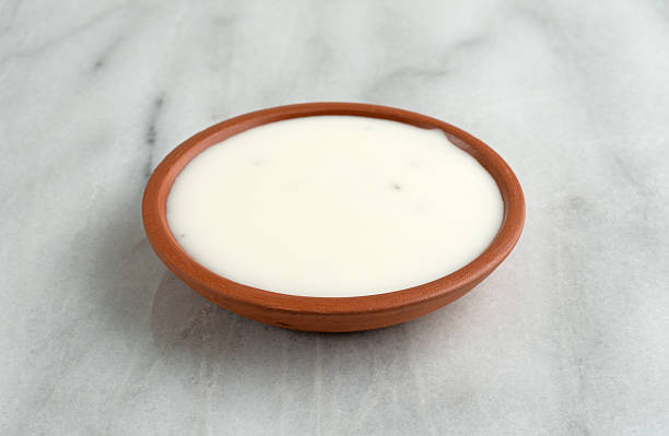 istock Fat-free blue cheese dressing in a small bowl 596779220