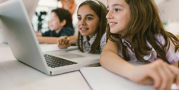 8,200+ Kid Coding On Computer Stock Photos, Pictures & Royalty-Free ...