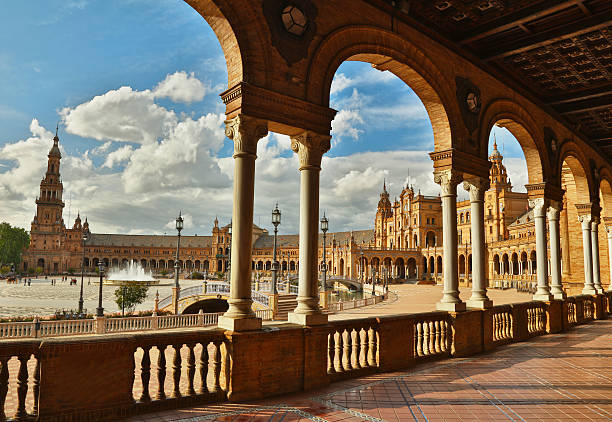 istock Spain Square (Plaza de Espana). Seville, Spain. HDR 596784210