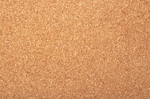 Brown textured cork - closeup
