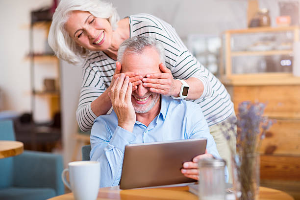 istock Cheerful couple relaxing together 596790252
