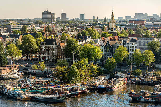 istock Classical city scenic from Amsterdam in the Netherlands 596791054