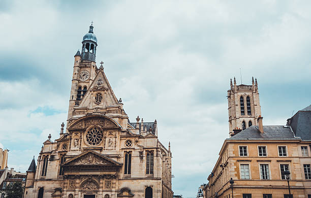 istock Famous European churches across from each other 596793132
