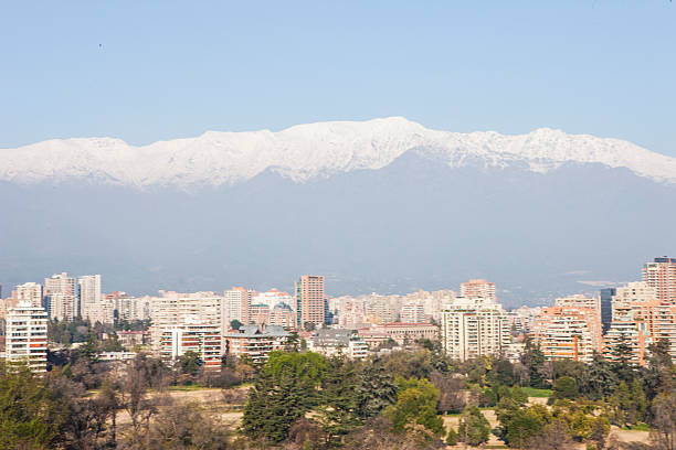 istock Santiago skyline in Vitacura, Barrio el Golf 596795762