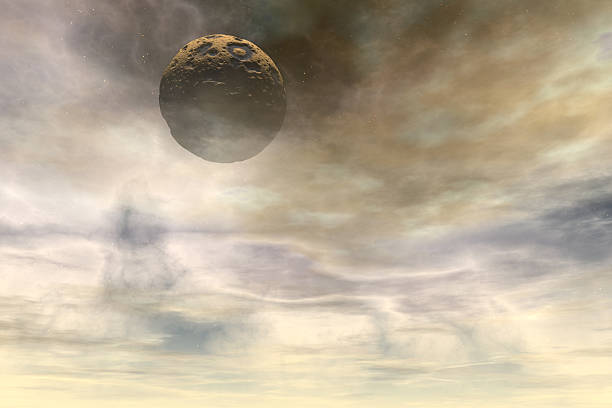 istock Sky of stranger planet, 3D rendering 596799654