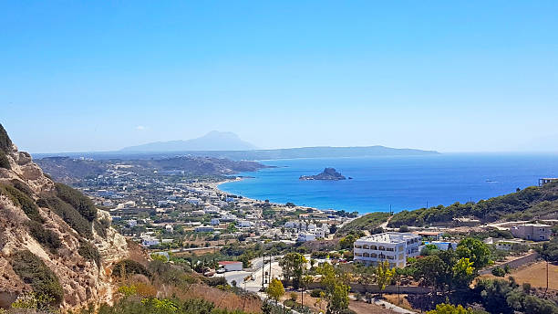 istock Aeral view of Kefalos bay 596806726
