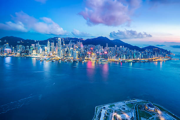 istock Hong Kong Victoria Harbour, China 596810224