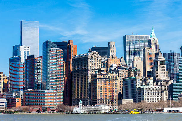 istock Office Buildings, Lower Manhattan, New York City 596813484