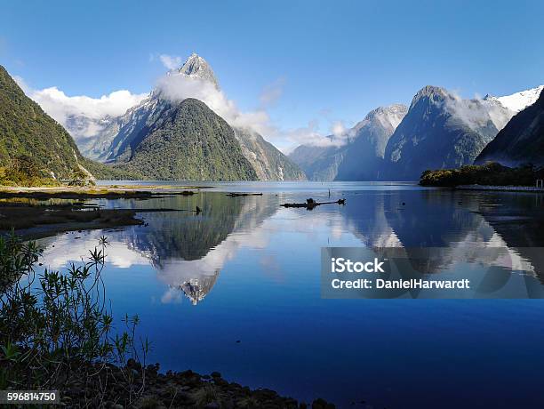 Foto de Belo Som De Milford e mais fotos de stock de Parque Nacional de Fiordland - Parque Nacional de Fiordland, Fiorde, Mar