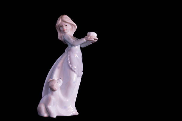 istock Porcelain figurine 596815102
