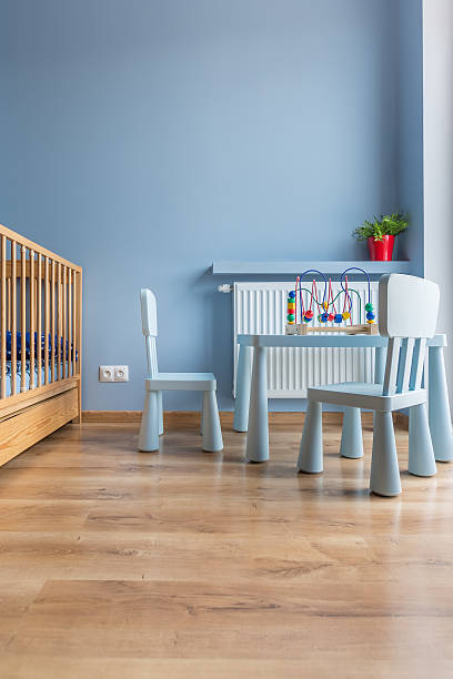 Blue space for little baby