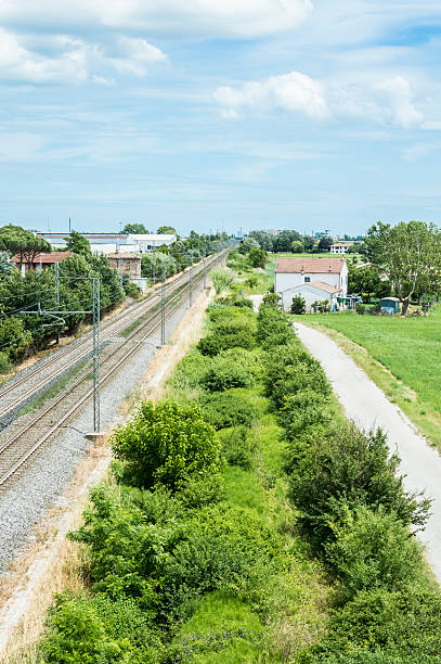 istock Italian railroad track 597210788