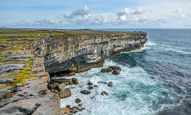 Inishmore, Aran Islands, Ireland Inishmore, Aran Islands, Ireland, August 2014 county galway stock pictures, royalty-free photos & images