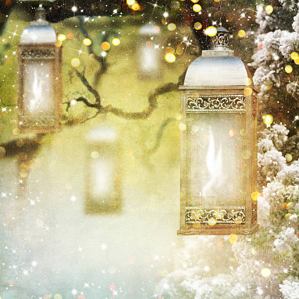 istock Nature background with lighten bokeh 597223808