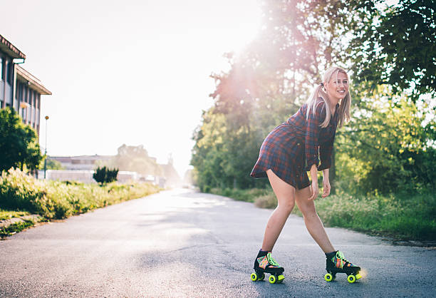istock Female skater 597235350