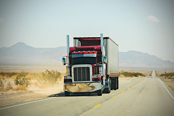 istock Desert Semi Truck 597239008