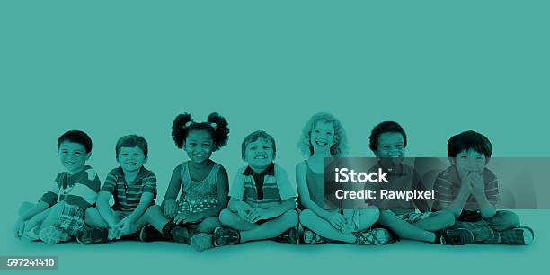 Children Kids Happines Multiethnic Group Cheerful Concept Stock Photo - Download Image Now