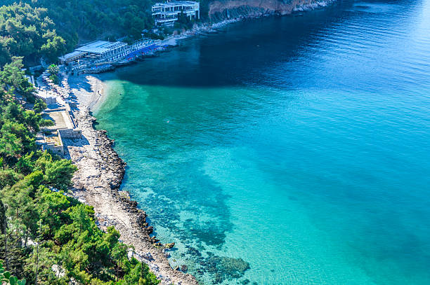 Beautiful turquoise water in Greece
