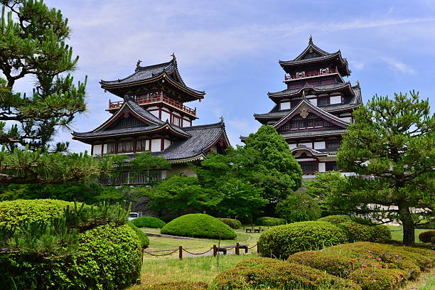 castelo fushimi-momoyama - toyotomi hideyoshi - fotografias e filmes do acervo