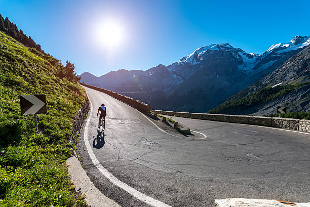 istock Sunset above mountains Alps Passo Stelvio 597251708