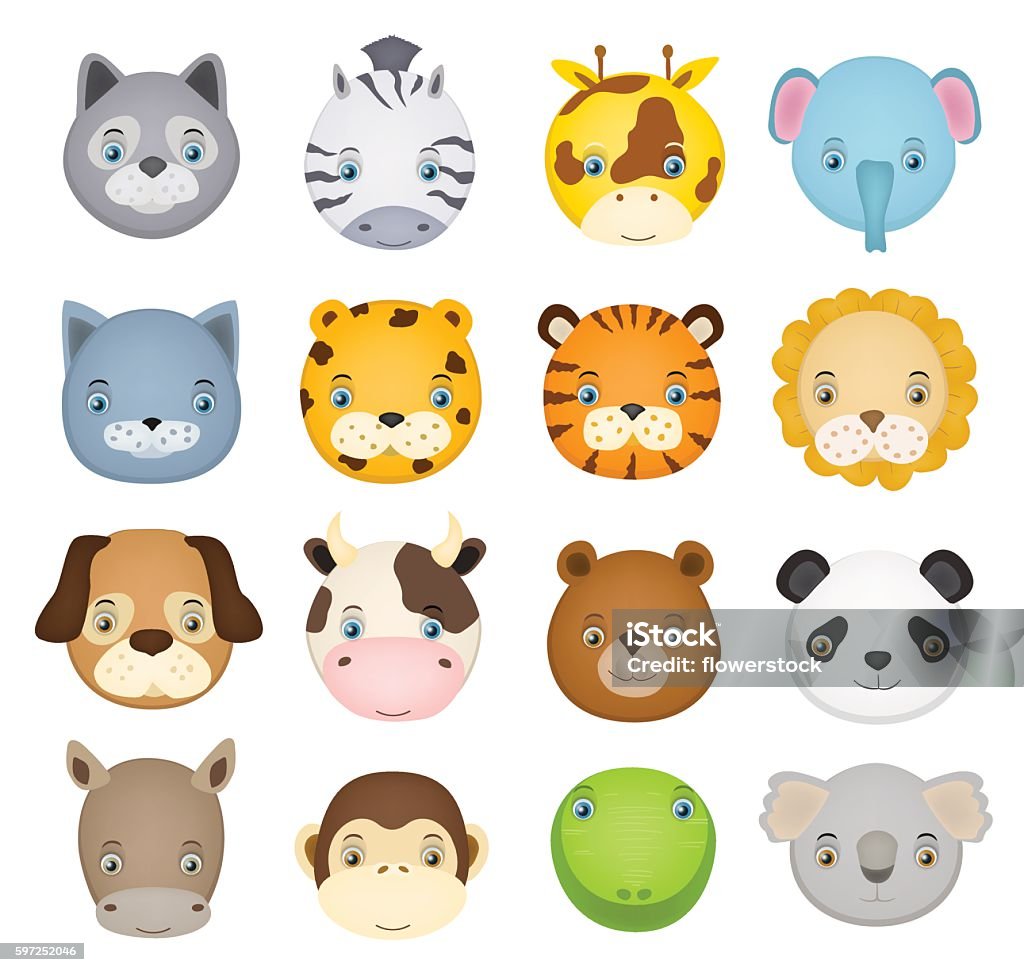 Ilustración de Caras De Animales De Dibujos Animados y más Vectores Libres de Derechos de Panda - Animal - Panda - Animal, Vector, Monada - iStock Ilustración de Caras De Animales De Dibujos Animados y más Vectores Libres de Derechos de Panda - Animal - Panda - Animal, Vector, Monada - iStock