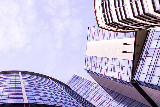 istock View of the new multi-storey building from the bottom! 597255548