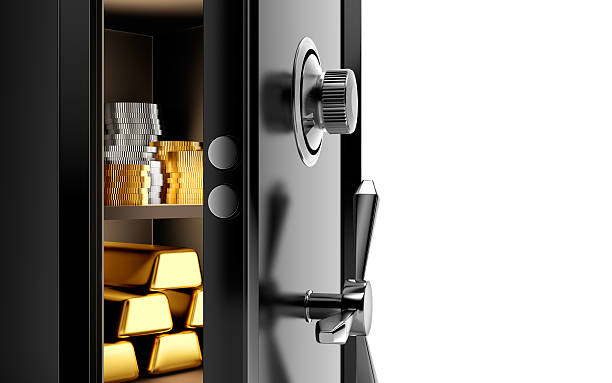 Precious Metals Stored In Safe Box