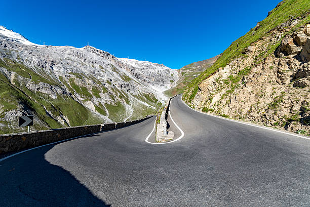 Mountains Alps Stelvio Pass - fotografia de stock