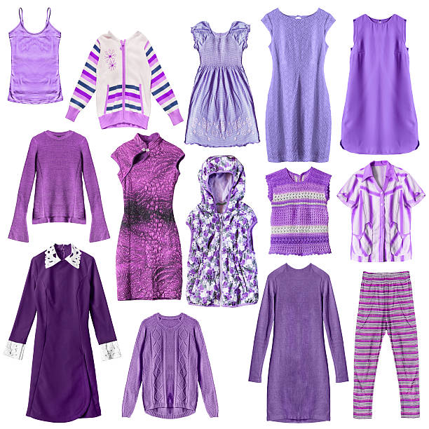 istock Purple clothes isolated 597259464