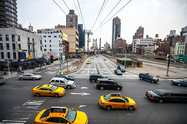 istock Traffic on 2nd Avenue, NYC, USA 597263084