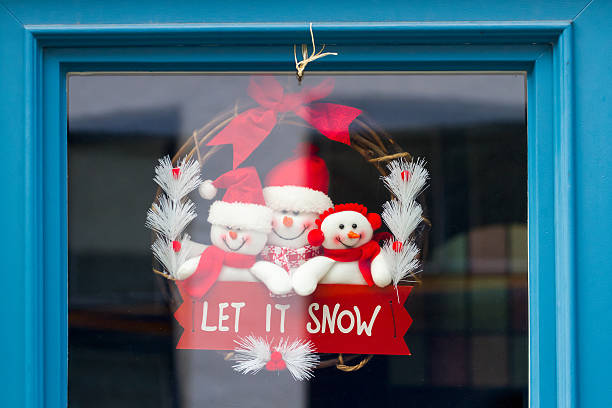istock Christmas decoration in a window, 597265682