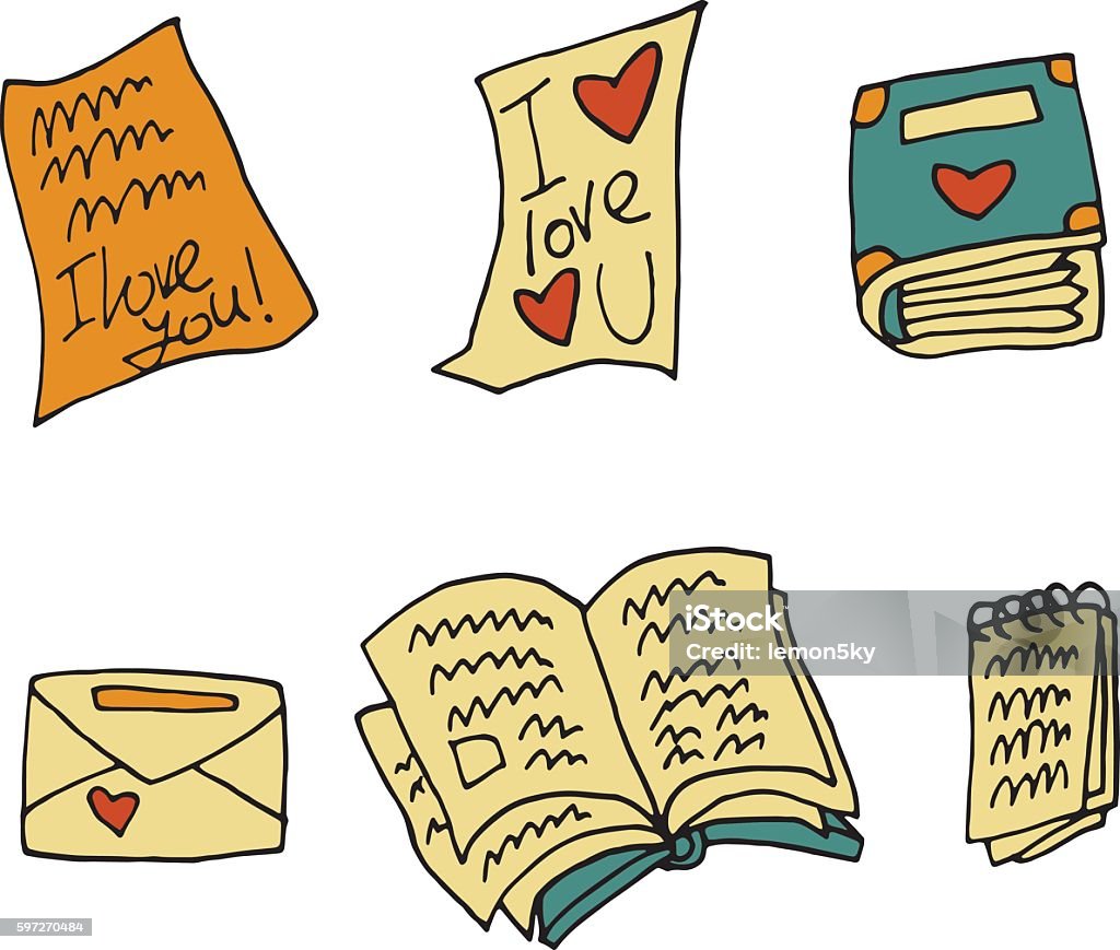 Vector cartoon flat paper books set icon stickers. For ui, web games, tablets, wallpapers, and patterns. Book stock vector