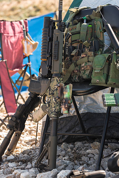 istock military equipment and ammunition 597274784
