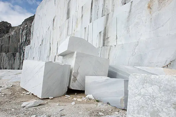 Marble quarries in the Apuan Alps