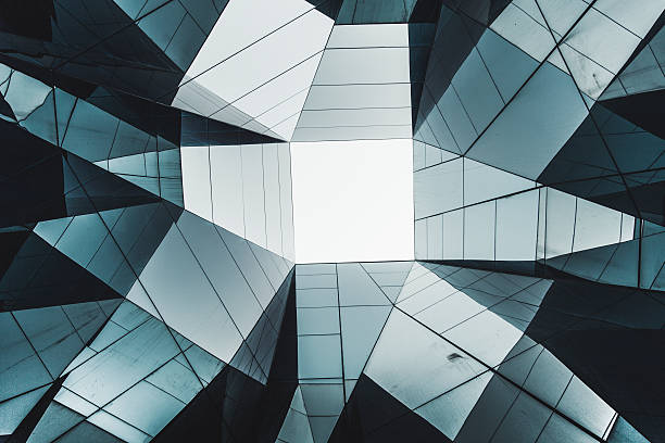 istock Abstract contemporary architecture detail 597628584