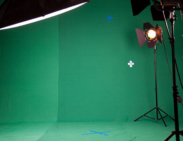 istock Photo Studio for the filming of chroma key 597631934
