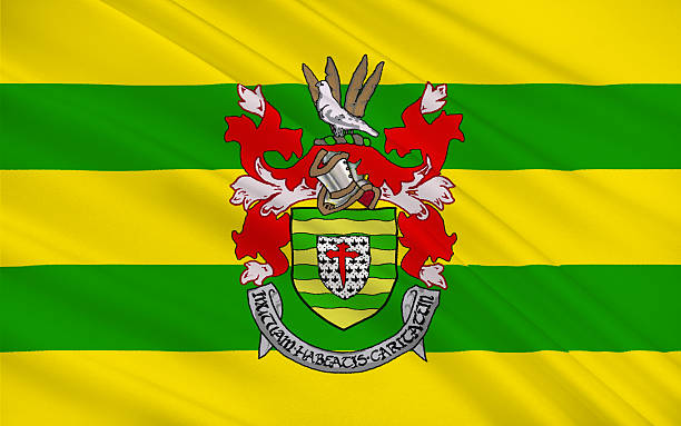 istock Flag of County Donegal is a county in Ireland 597637982