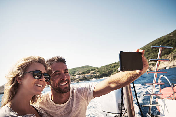 istock Selfies on the sea 597639534