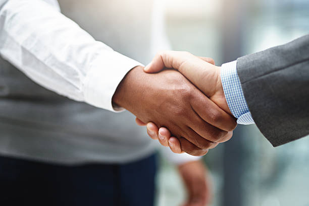 istock The start of yet another successful partnership 597640520