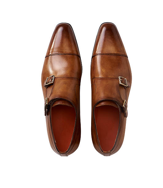 istock leather men shoe isolated on white 597641668
