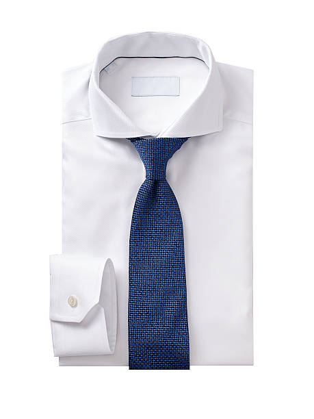 istock men shirt clothing with tie isolated on white 597641736