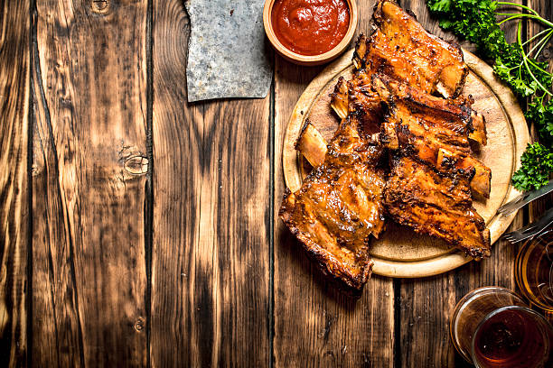 istock Cutting ax to the ribs 597642558