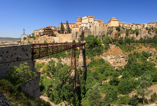 Panorama del casco antiguo de Cuenca, España photo