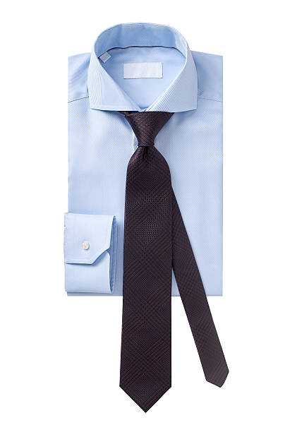 istock men shirt clothing with tie isolated on white 597644534