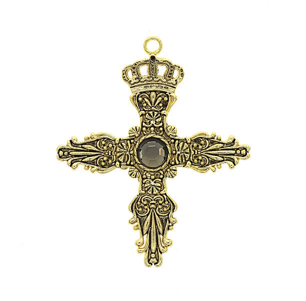 istock Jeweled Christian Cross 597644754